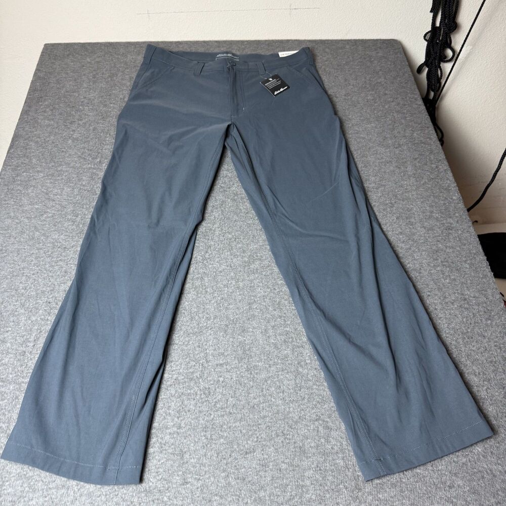Eddie Bauer Pants Mens 36x32 Horizon Storm Chino Classic fit 6552 Stretch NWT